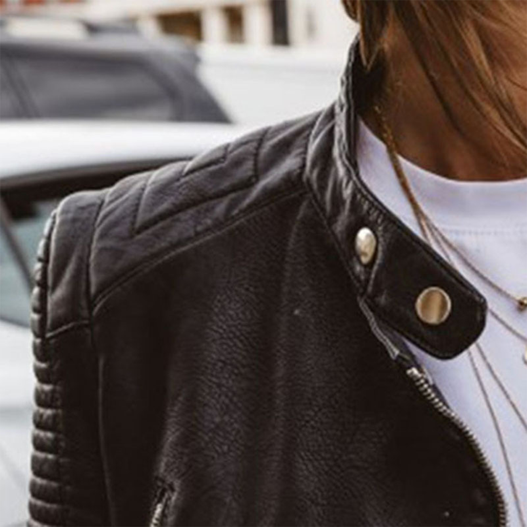 Marjorie™ | Classic Biker Jacket
