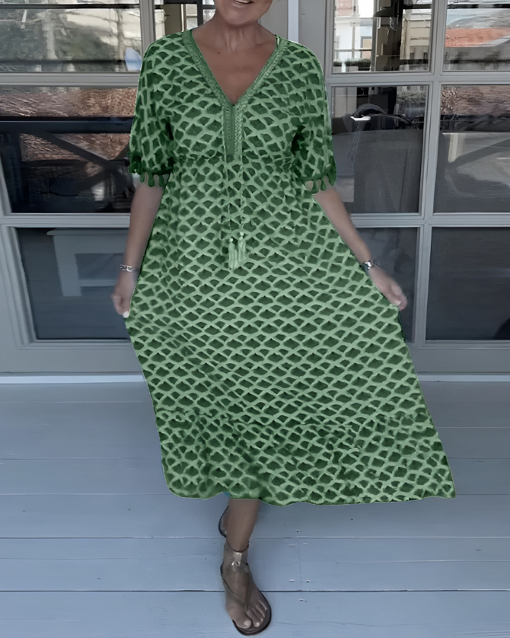 Gloria™ | Geo Print Maxi Dress