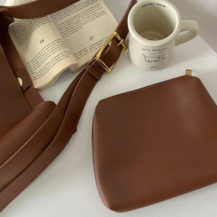 Elspeth™ | Classic Tan Bucket Bag
