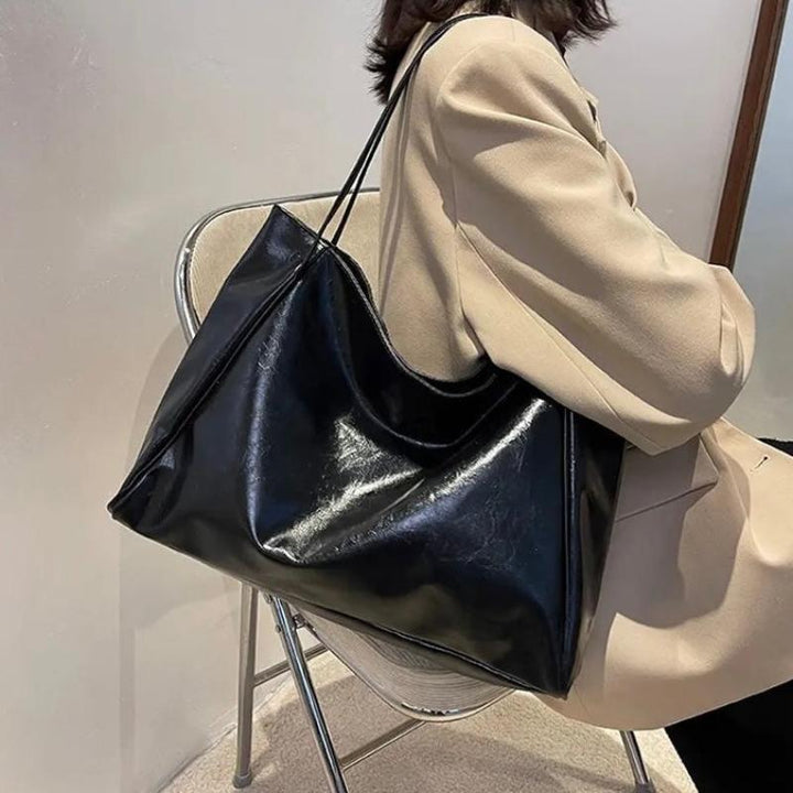 Lucinda™ | Glossy Finish Shoulder Bag