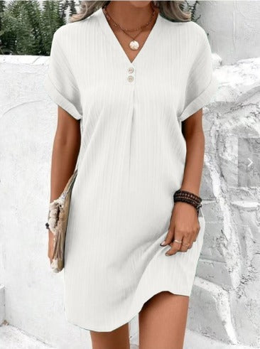 Cheryl™ | Layered V-Neck Dress