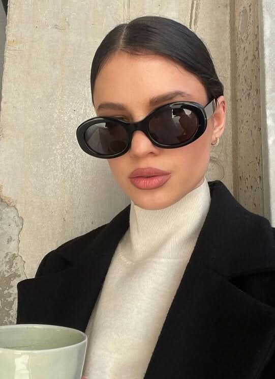 Prue™ | Oval Vintage Sunglasses