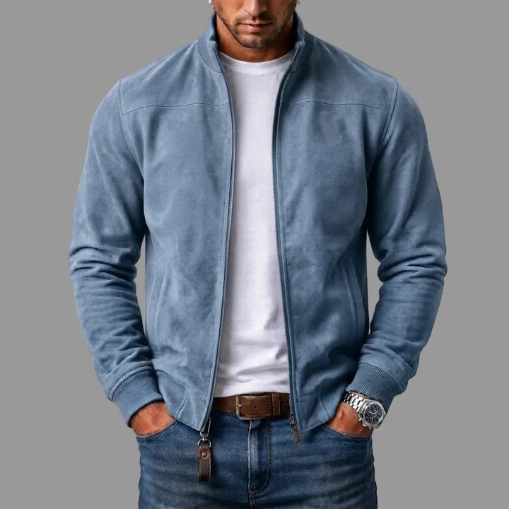 Brett Classic Zip Bomber Jacket