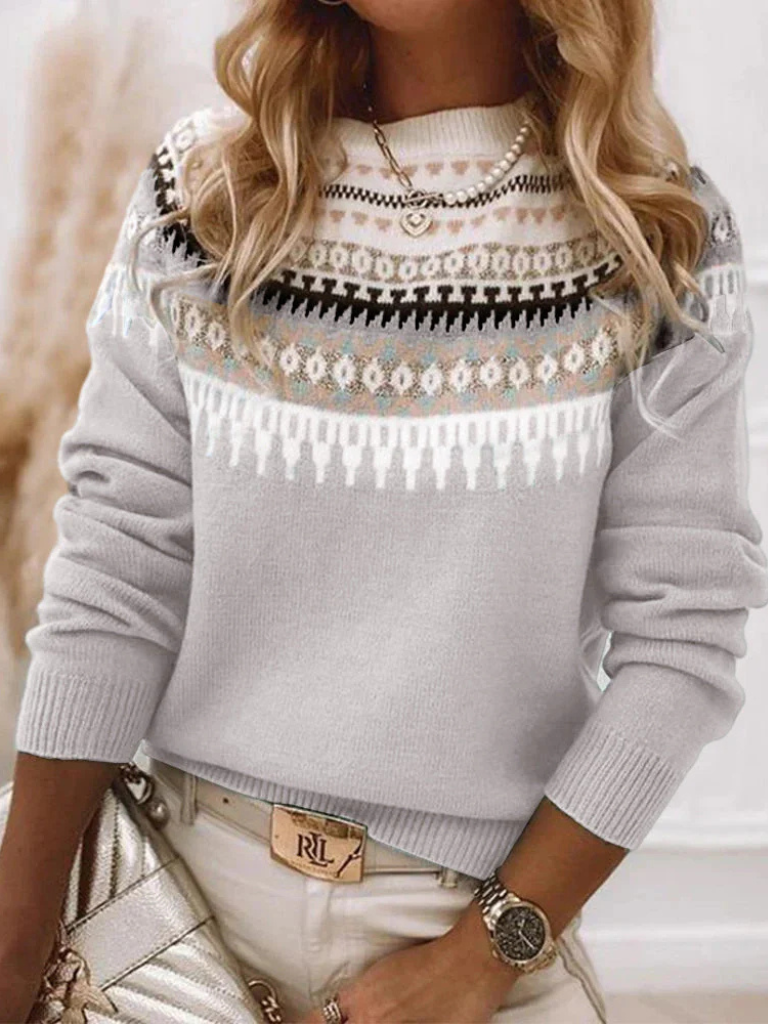 Tracey™ | Nordic Pattern Jumper