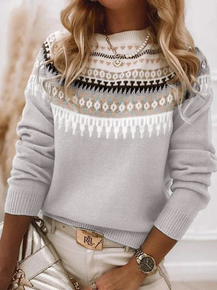 Tracey™ | Nordic Pattern Jumper