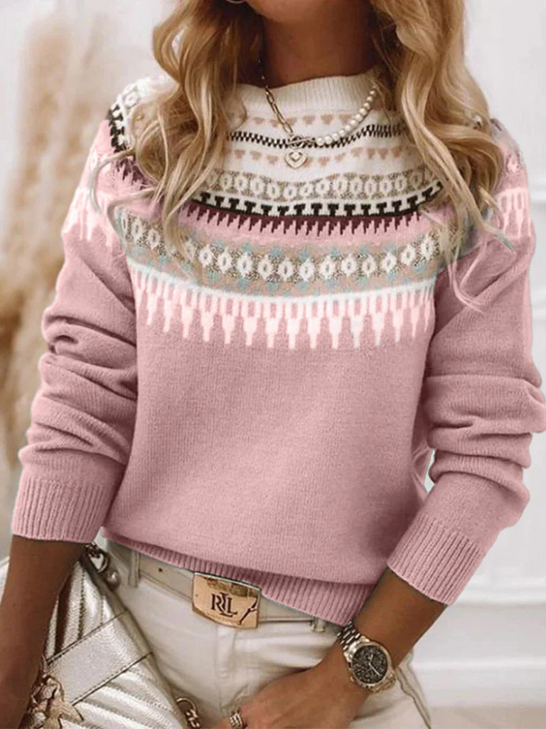 Tracey™ | Nordic Pattern Jumper