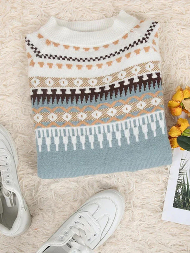 Tracey™ | Nordic Pattern Jumper