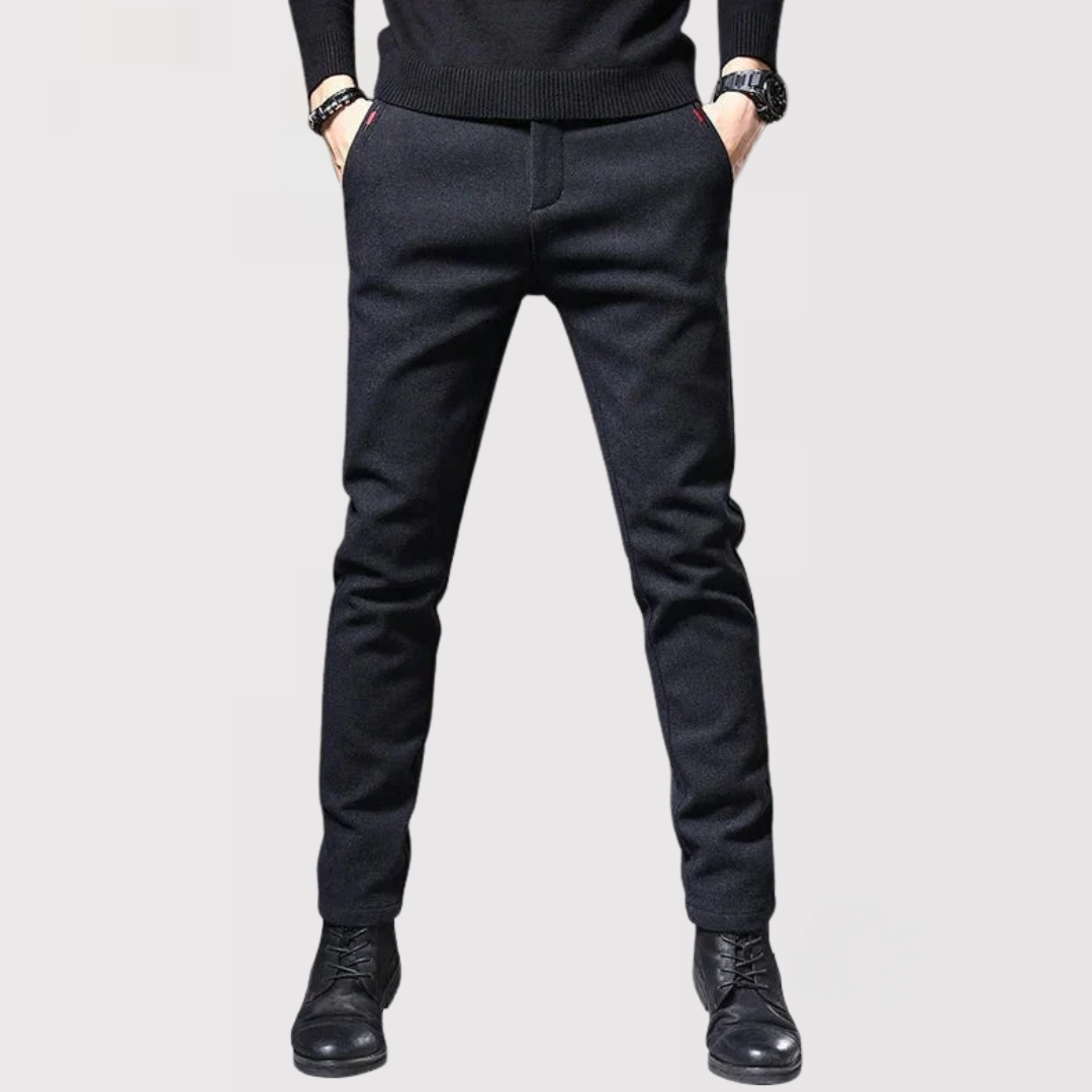 Michael Sydney men's pants with elastic waist, front view