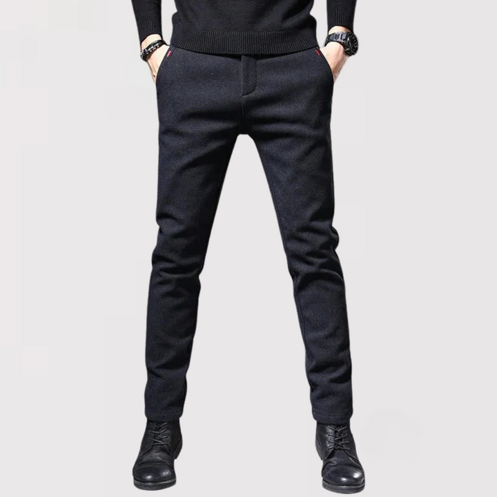Michael Sydney men's pants with elastic waist, front view
