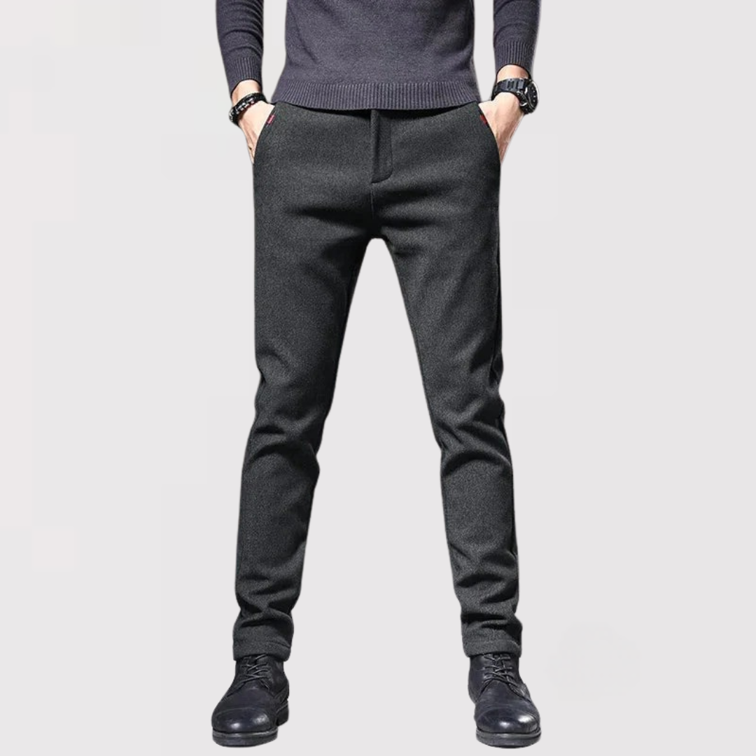Michael Sydney men's pants with elastic waist, front view