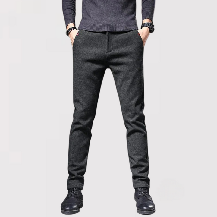 Michael Sydney men's pants with elastic waist, front view