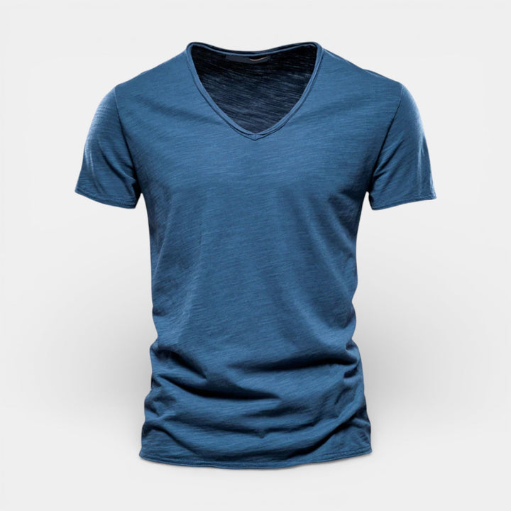 Michael Sydney men's two-pack v-neck t-shirt, front view