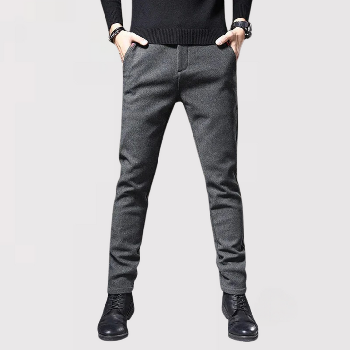Michael Sydney men's pants with elastic waist, front view