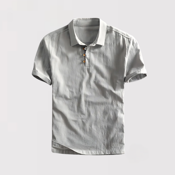 Michael Sydney men's summer polo shirt, front view
