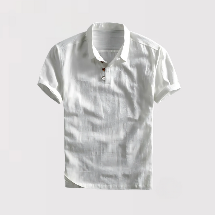 Michael Sydney men's summer polo shirt, front view