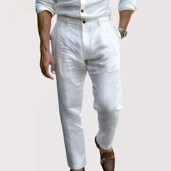 Michael Sydney men's Summer pants, front view