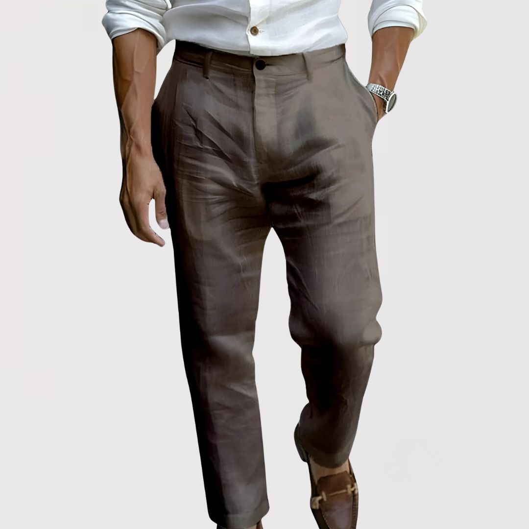 Michael Sydney men's Summer pants, front view