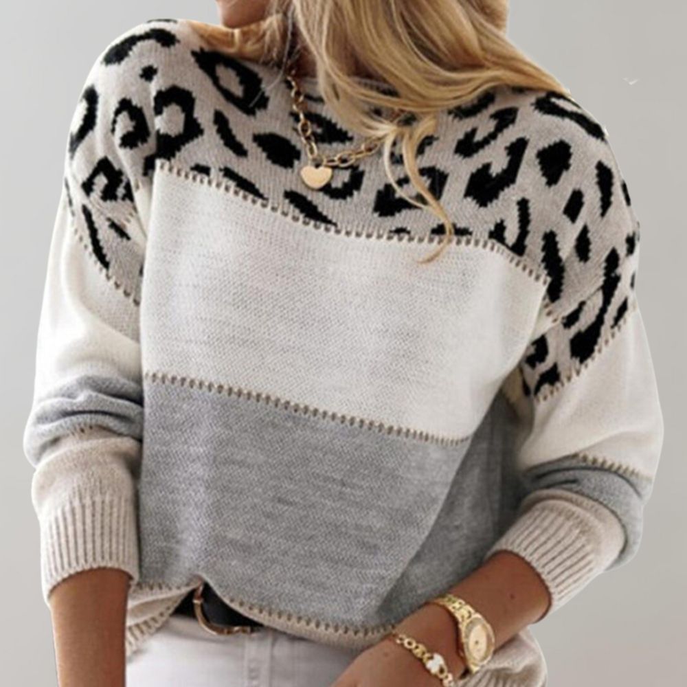 Rosemary™ | Leopard-Accent Jumper