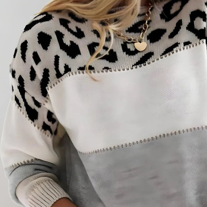 Rosemary™ | Leopard-Accent Jumper