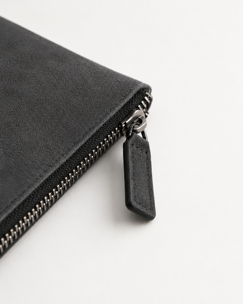 Michael Sydney men's dark grey clutch bag, front view