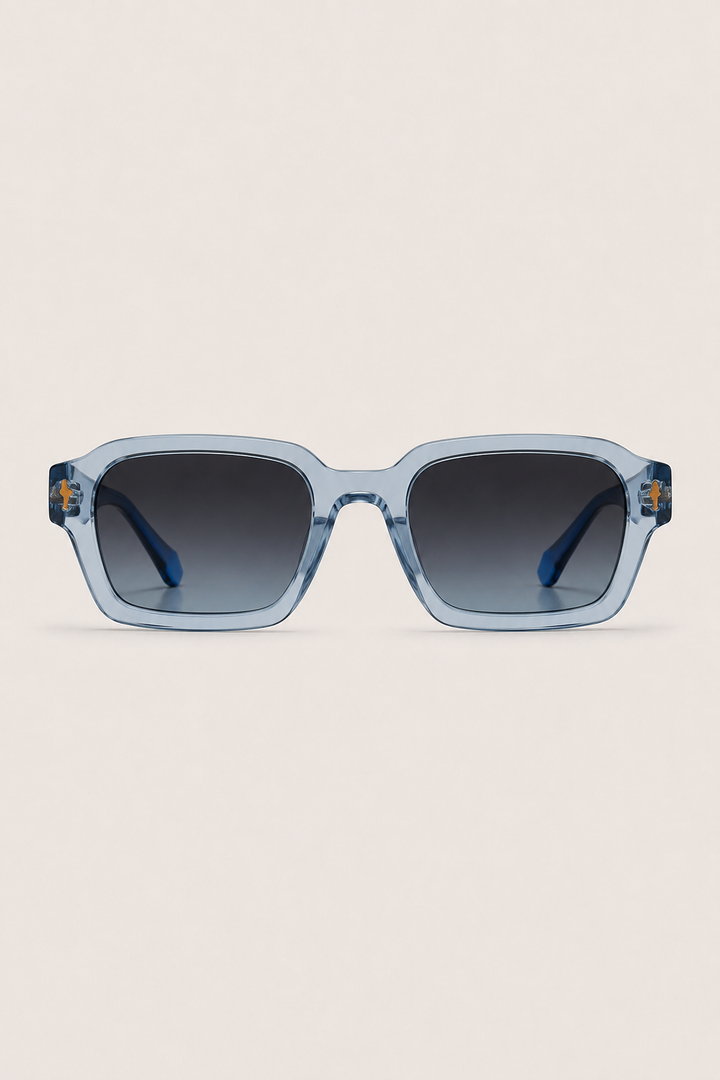 Michael Sydney men's Sunglasses Clear Blue, front view