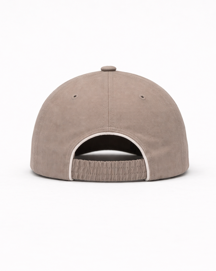 Michael Sydney men's taupe cap, front view