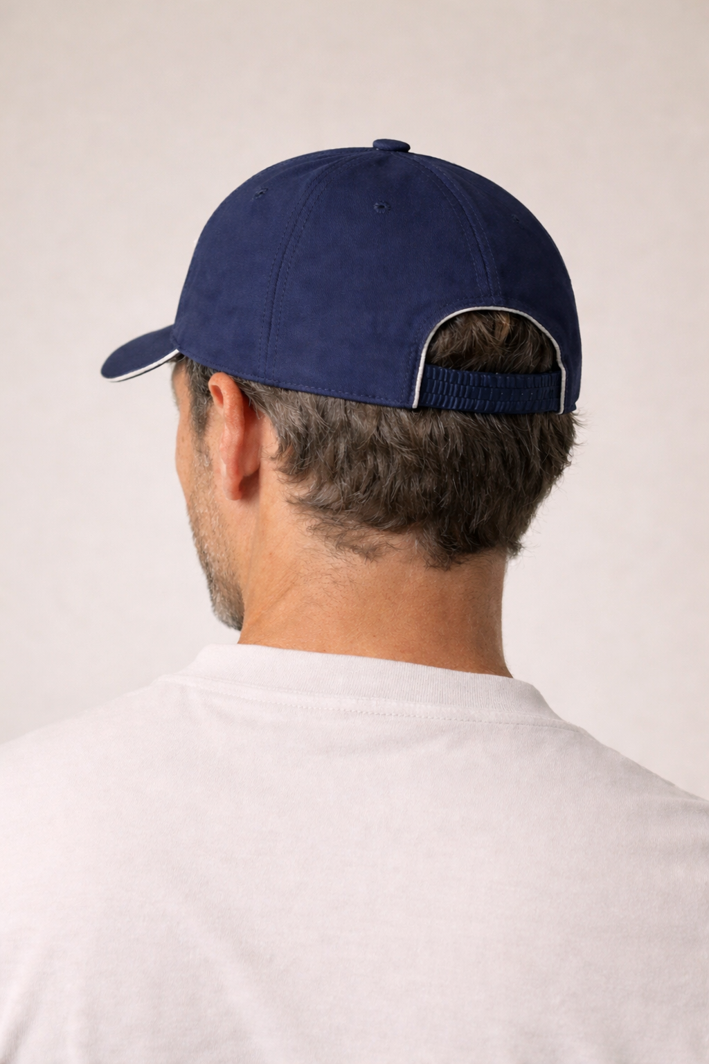 Michael Sydney men's navy cap, front view