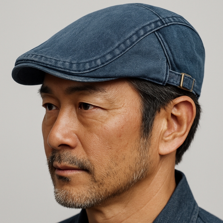 Michael Sydney men's Flat cap, front view