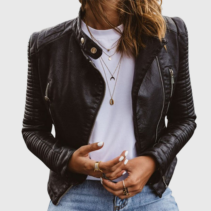Marjorie™ | Classic Biker Jacket