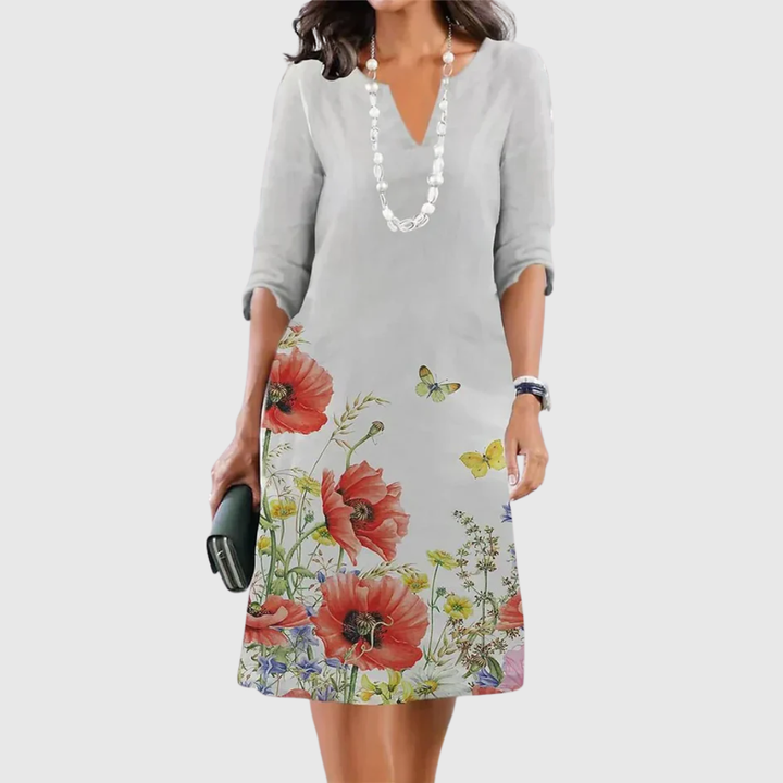 Carolyn™ | Floral A-Line Dress