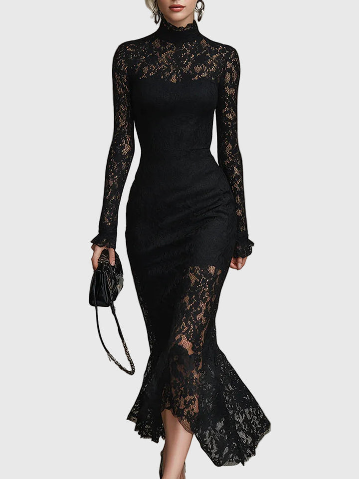 Christine™ | Black Flared Maxi Dress