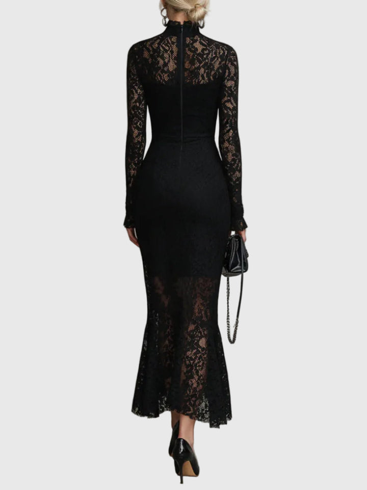 Christine™ | Black Flared Maxi Dress