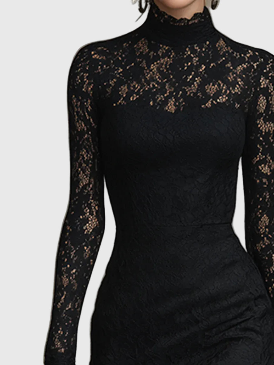 Christine™ | Black Flared Maxi Dress