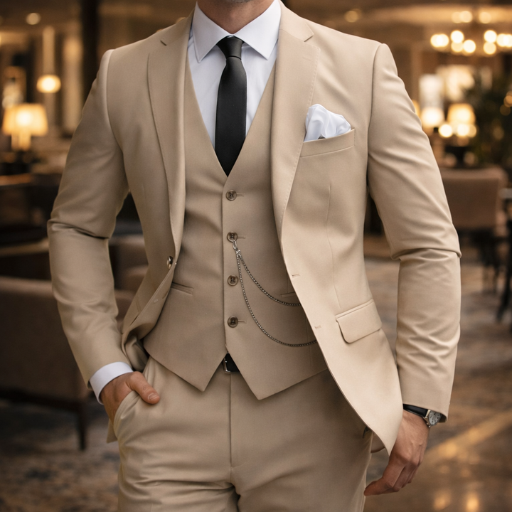 Michael Sydney men's summer set, front view