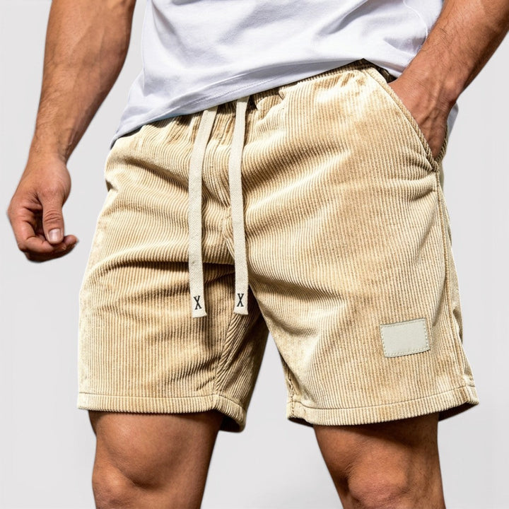 Michael Sydney men's textured shorts, front view