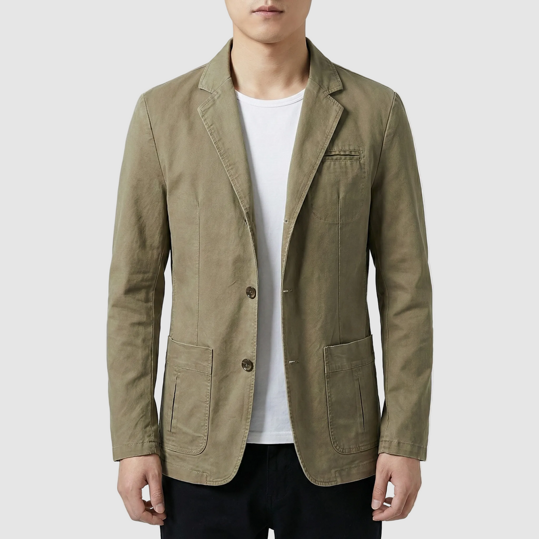 Michael Sydney men's business blazer, front view