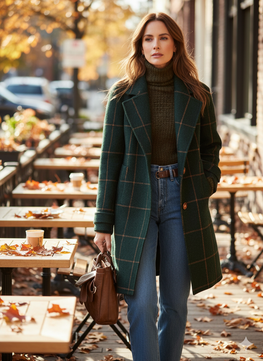 Ida™ | Classic Checked Coat