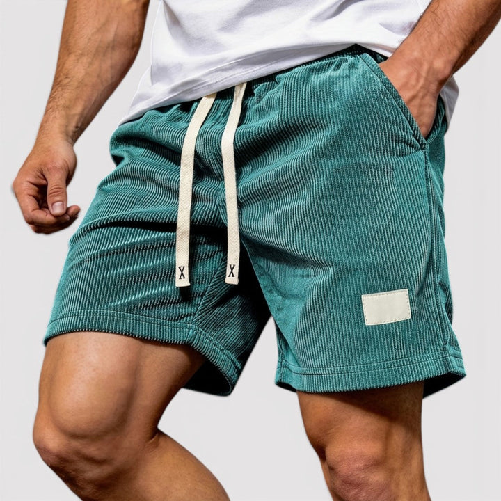 Michael Sydney men's textured shorts, front view