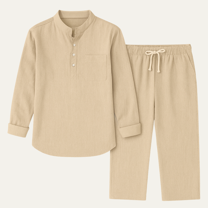 Michael Sydney men's summer set, front view