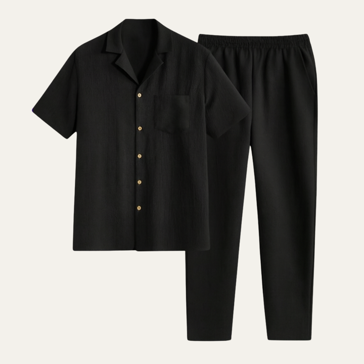 Michael Sydney men's summer set, front view