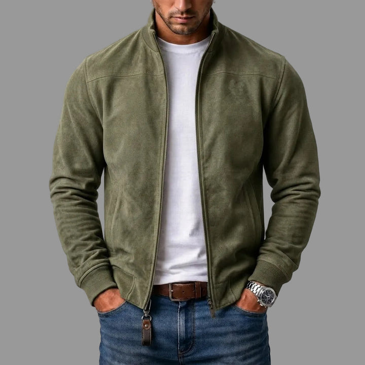 Brett Classic Zip Bomber Jacket