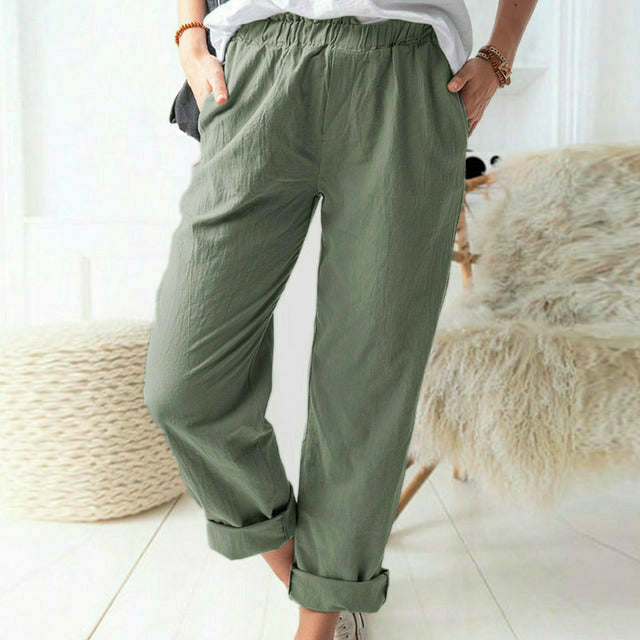 Jessica™ | Soft Textured Pants