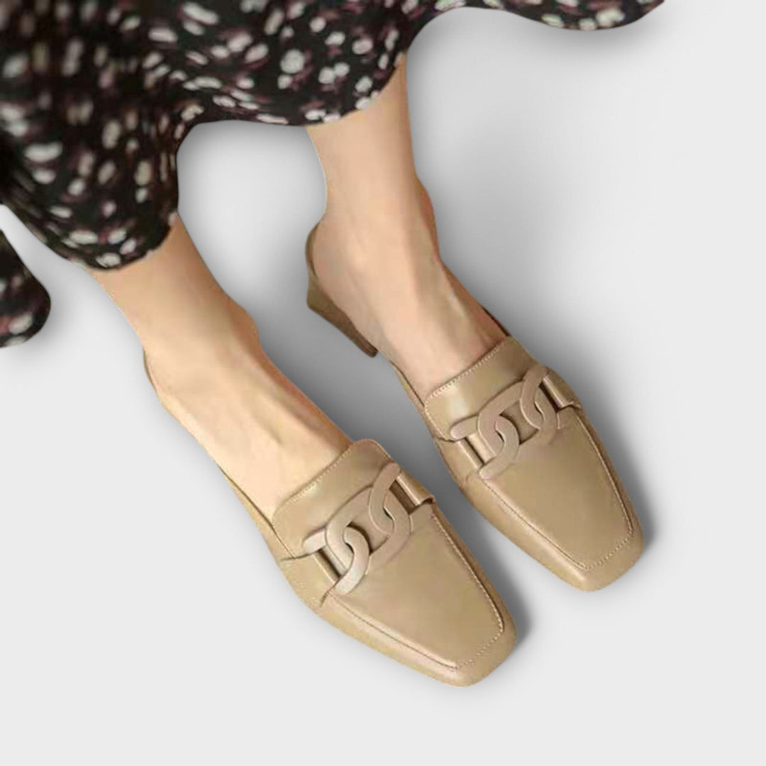 Isabelle™ | Chain-Detail Loafers