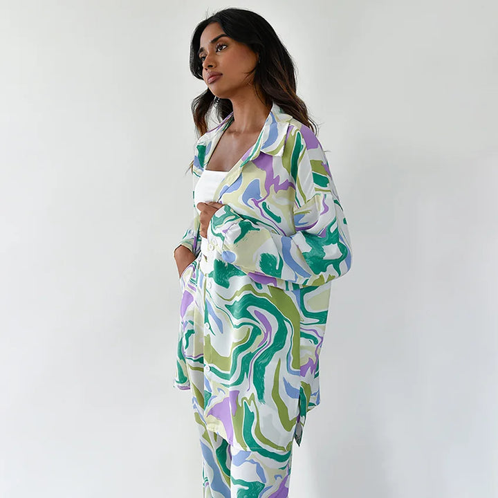 Leslie™ | Bold Printed Two-Piece Set