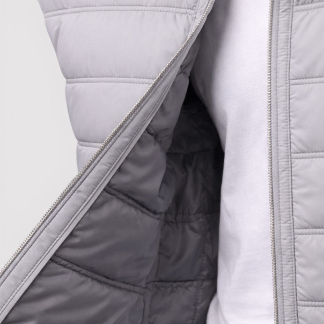 Michael Sydney men's padded jacket, front view