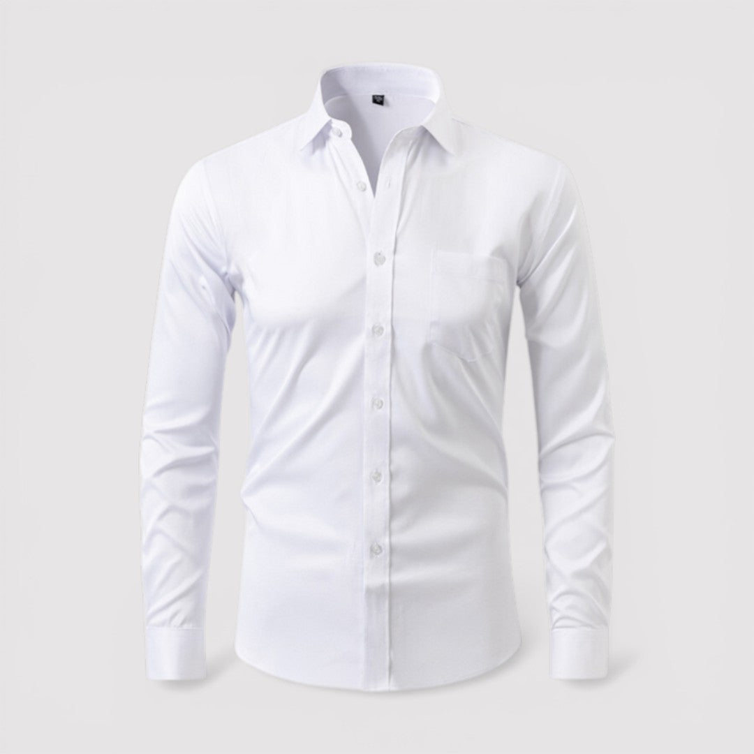 Michael Sydney men's classic collar shirt, front view