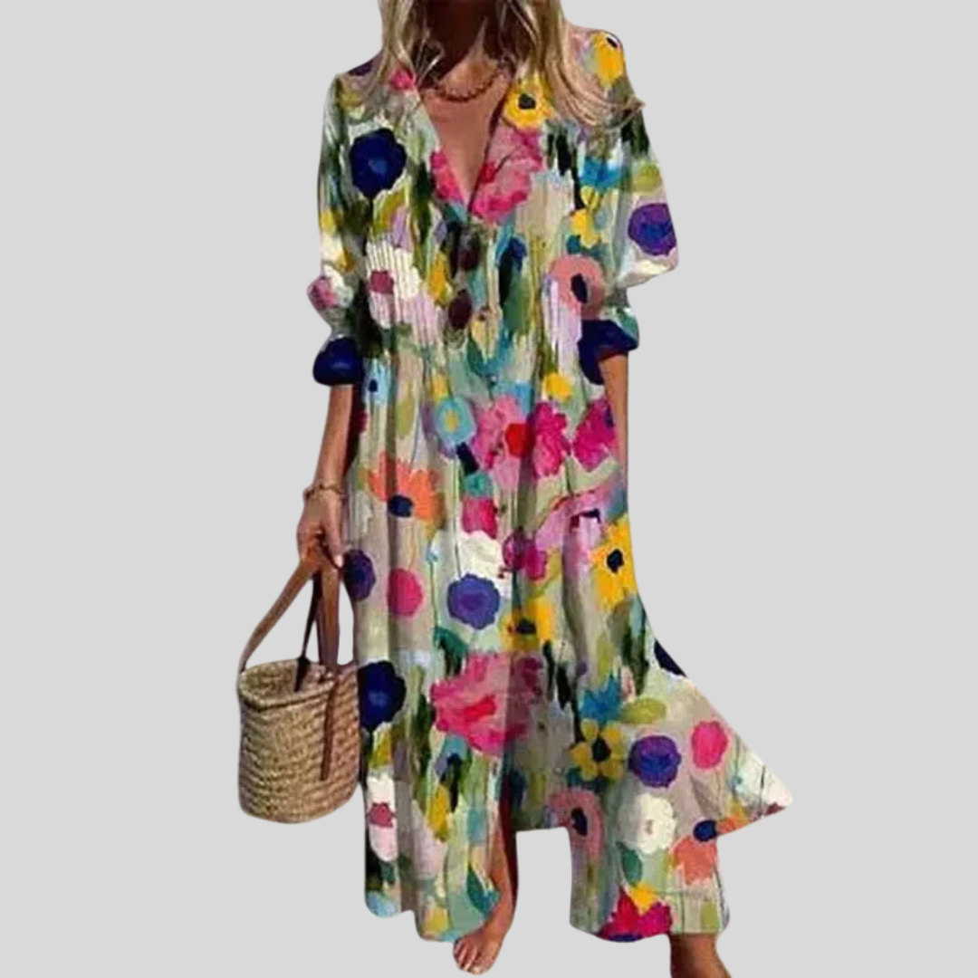 Nicole™ | Boho Maxi Dress