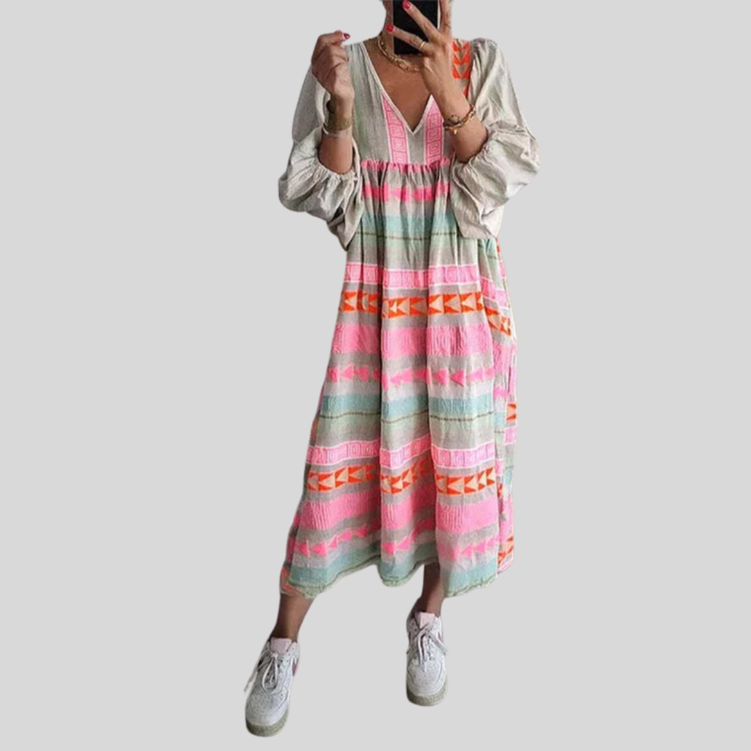 Holly™ | Colourful Boho Dress