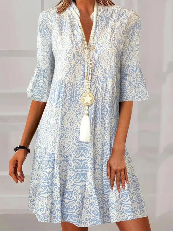 Kylie™ | Boho Bell Sleeve Dress