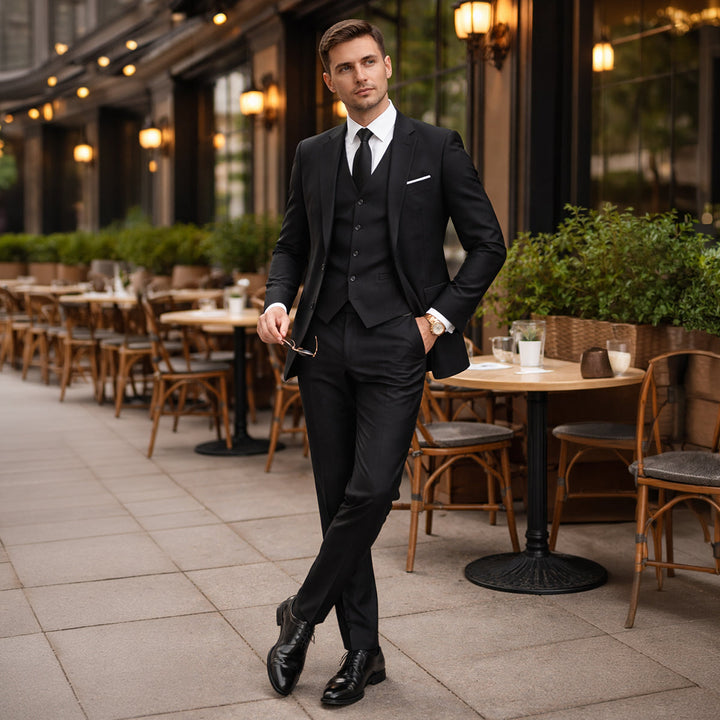 Michael Sydney men's summer set, front view